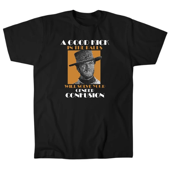 Good Kick To The Balls Mens T-Shirt 01