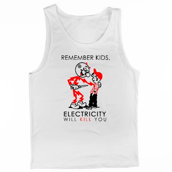 Electricity Kills Mens Tank Top