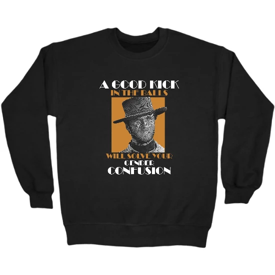 Good Kick To The Balls Crewneck Sweatshirt 03