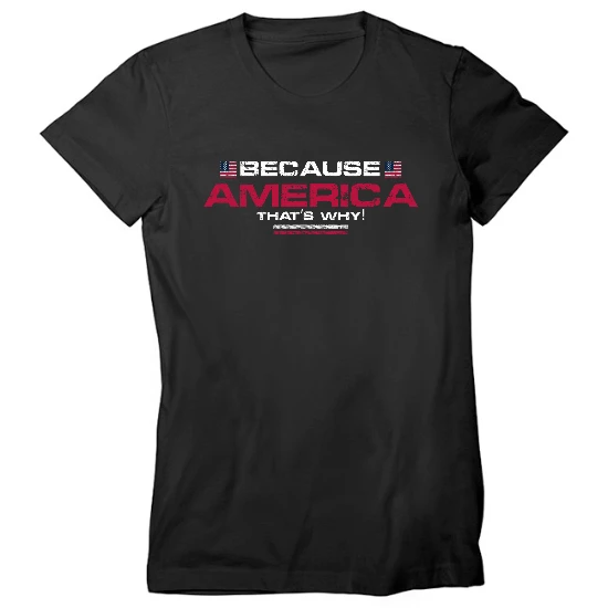 Because America Womens T-Shirt 01