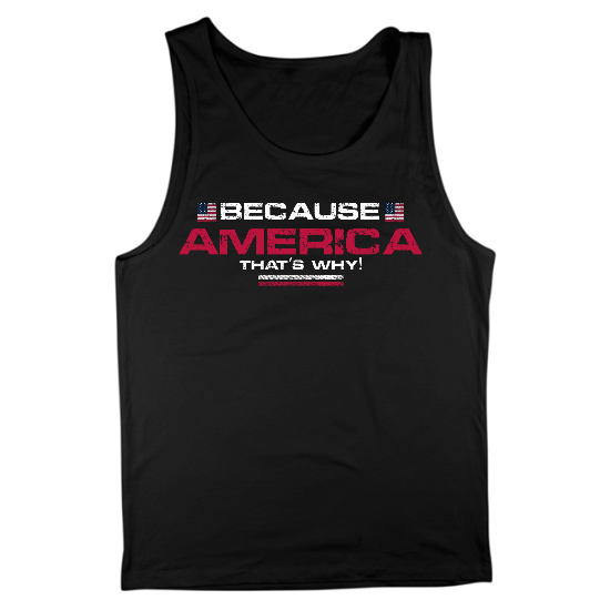 Because America Mens Tank Top 01