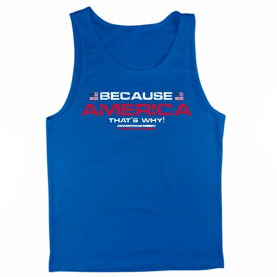Because America Mens Tank Top 01