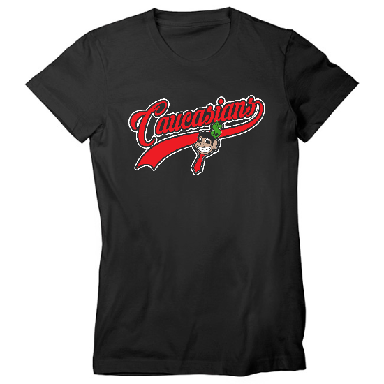 Caucasians Baseball Womens T-Shirt