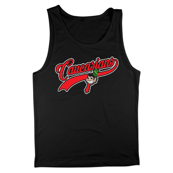 Caucasians Baseball Mens Tank Top