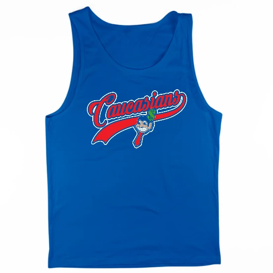 Caucasians Baseball Mens Tank Top