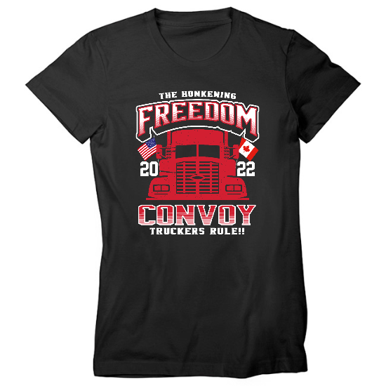 Convoy Truckers Rule Womens T-Shirt