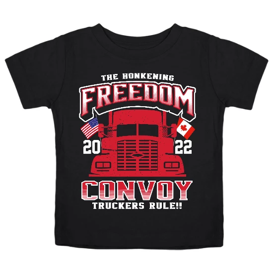 Convoy Truckers Rule Kids T-Shirt