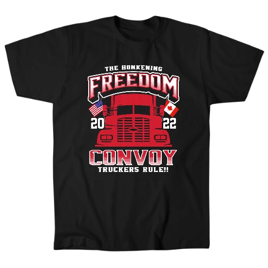 Convoy Truckers Rule Mens T-Shirt