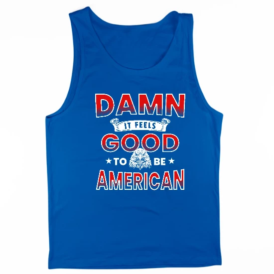 Feels Good to Be American Mens Tank Top