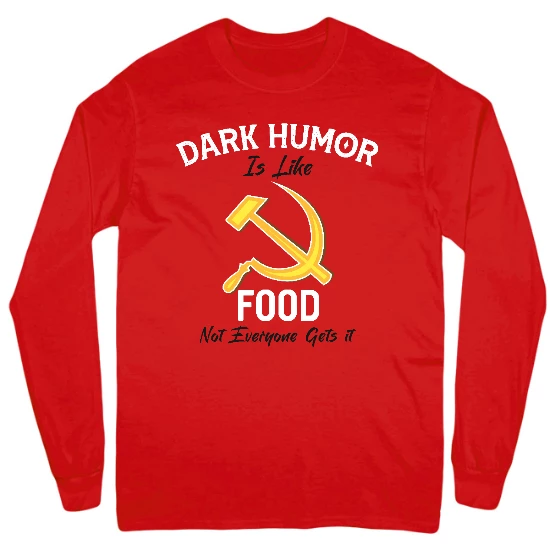 Dark Humor Food Mens Long Sleeve T-Shirt