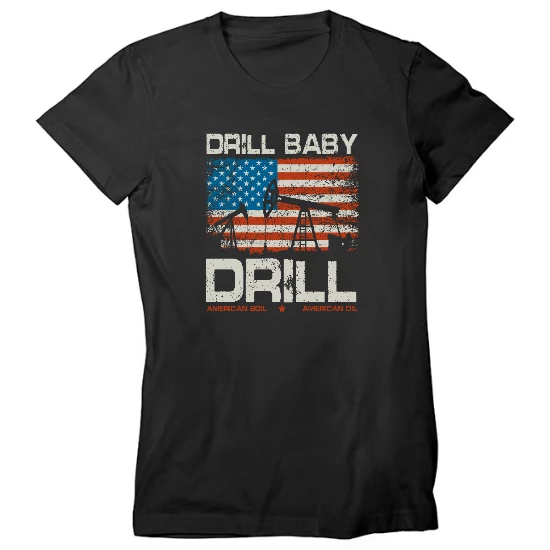 American Soil, American Oil Womens T-Shirt