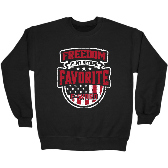 Second Favorite F-word Crewneck Sweatshirt