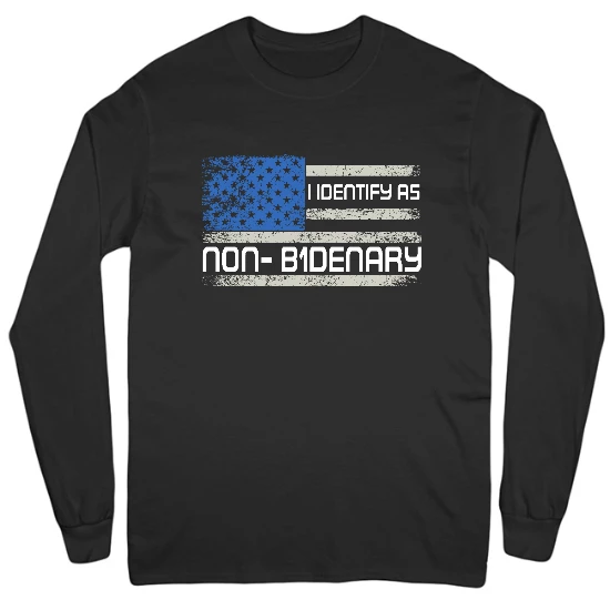 Non-Bidonary Mens Long Sleeve T-Shirt