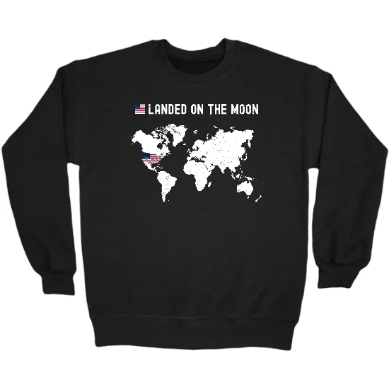Landed on the moon Crewneck Sweatshirt