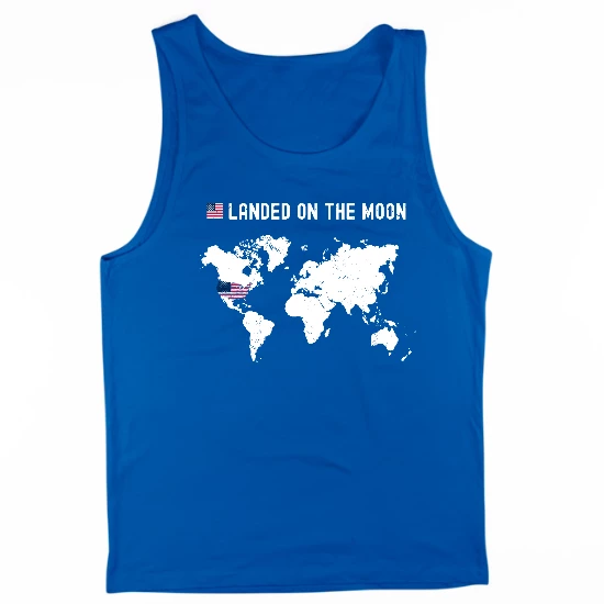 Landed on the moon Mens Tank Top