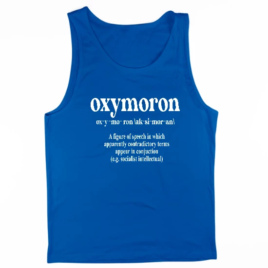 Oxymoron Mens Tank Top
