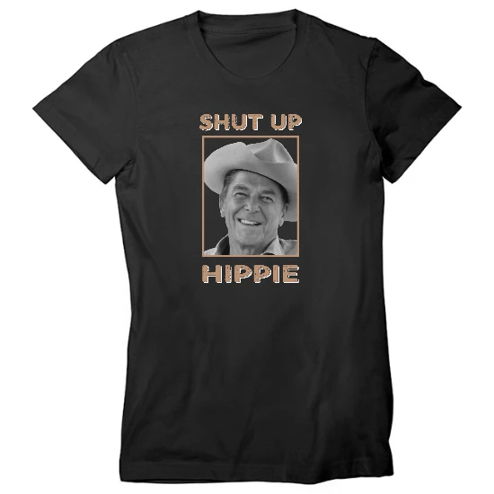 Shut Up Hippie Womens T-Shirt