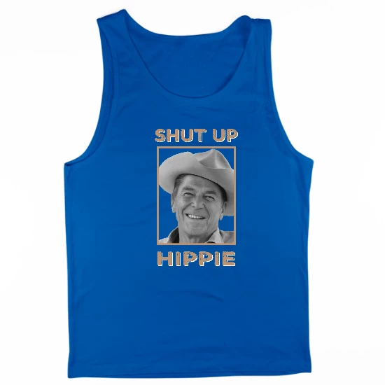 Shut Up Hippie Mens Tank Top