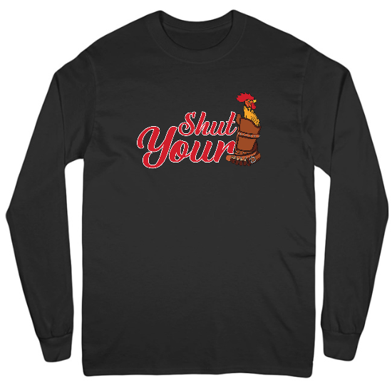 Shut Your D Holster Mens Long Sleeve T-Shirt