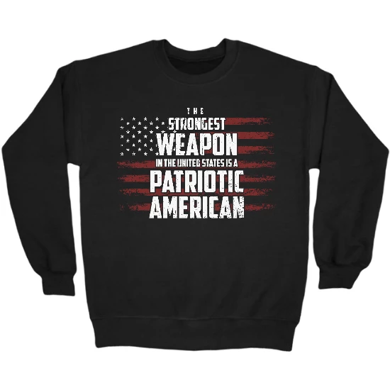 Patriotic America Crewneck Sweatshirt