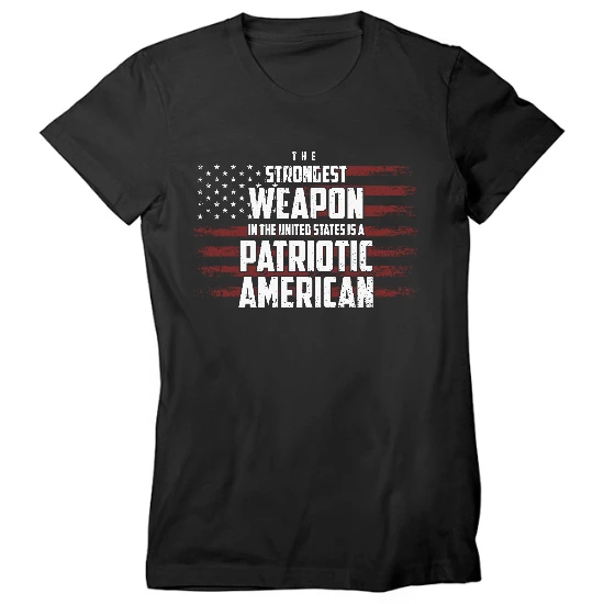 Patriotic America Womens T-Shirt
