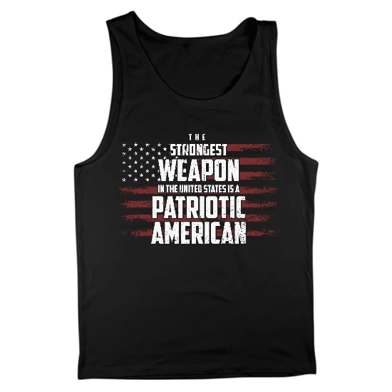 Patriotic America Mens Tank Top