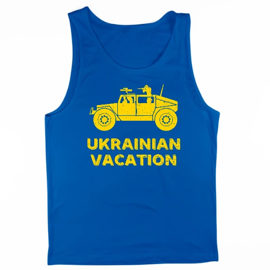 Ukrainian Vacation Mens Tank Top