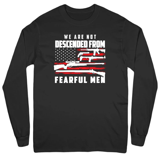 No Fearful Men Mens Long Sleeve T-Shirt