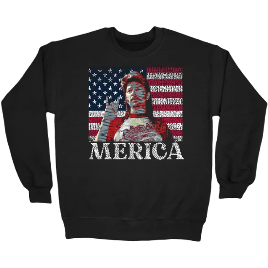 Rock On Merica Crewneck Sweatshirt