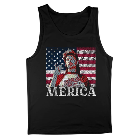 Rock On Merica Mens Tank Top