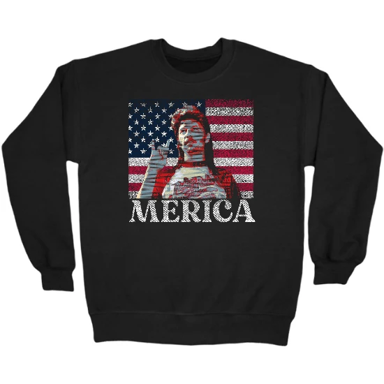 Rock On Merica Crewneck Sweatshirt 01
