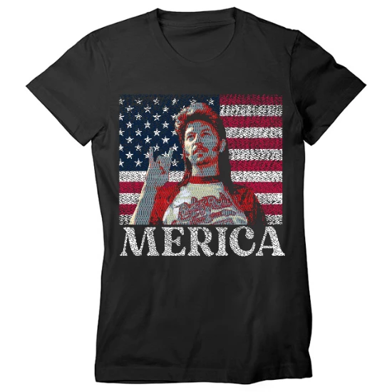 Rock On Merica Womens T-Shirt 01
