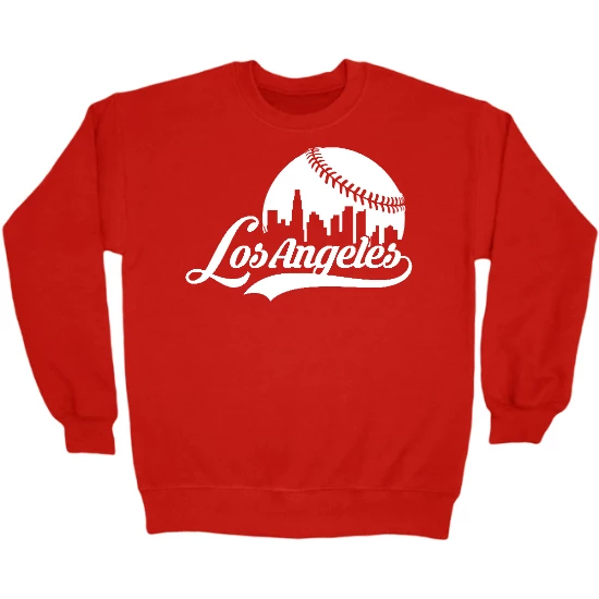 LAC Baseball Skyline Crewneck Sweatshirt