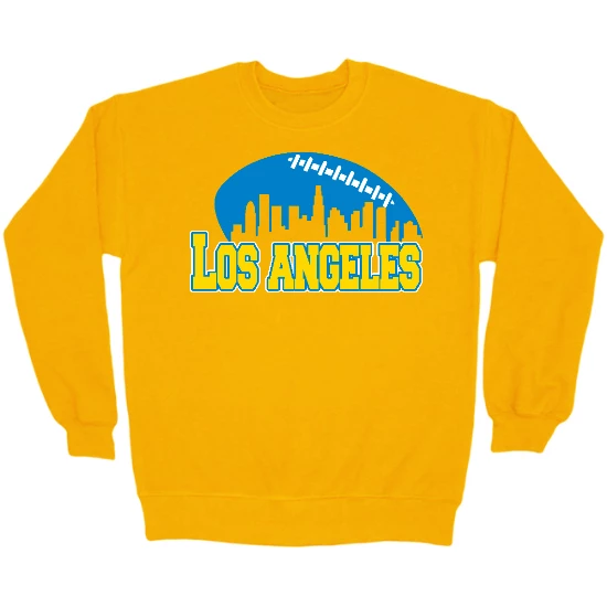 LAC Football Skyline Crewneck Sweatshirt