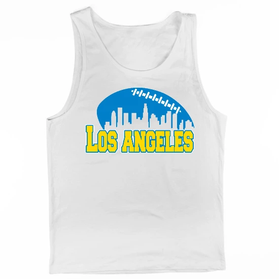 LAC Football Skyline Mens Tank Top 01