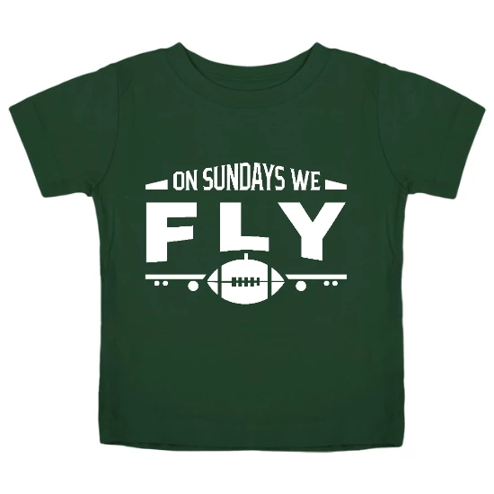 On Sundays we Fly! Kids T-Shirt 01