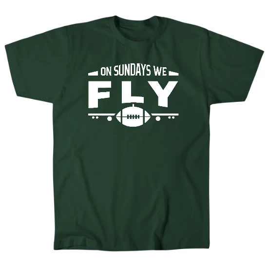 On Sundays we Fly! Mens T-Shirt 01