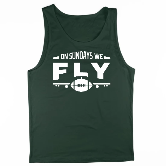 On Sundays we Fly! Mens Tank Top 01