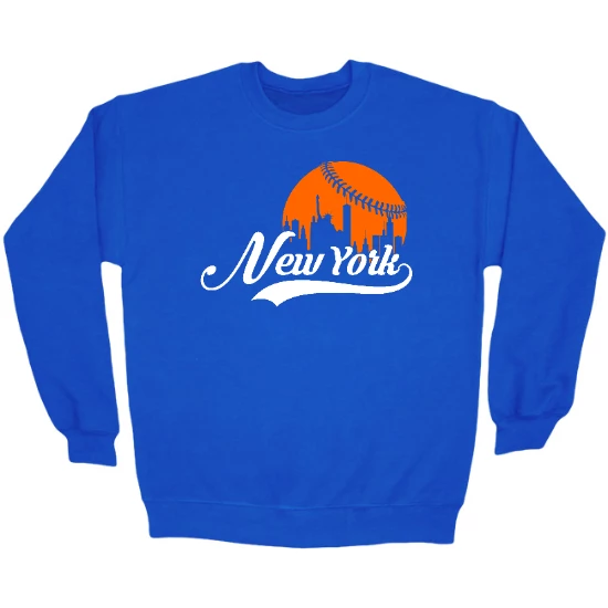 New York Baseball Skyline Crewneck Sweatshirt