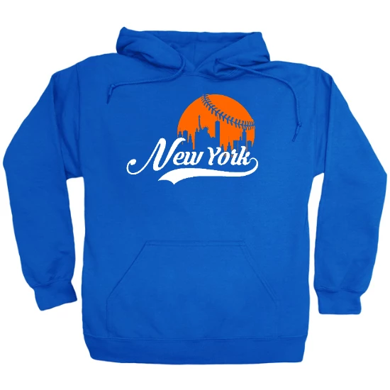 New York Baseball Skyline Hoodie