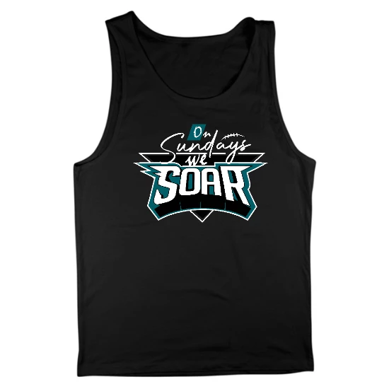 On Sundays We Soar Mens Tank Top