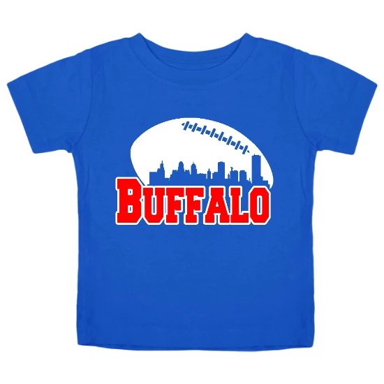 Buffalo Football Skyline Kids T-Shirt