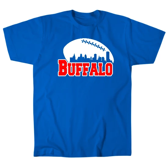 Buffalo Football Skyline Mens T-Shirt